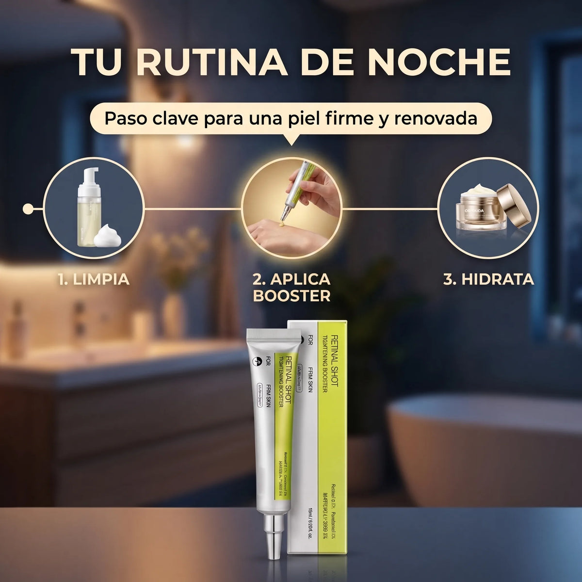 Contorno de Ojos Coreano Celimax con Retinal al 0,1%