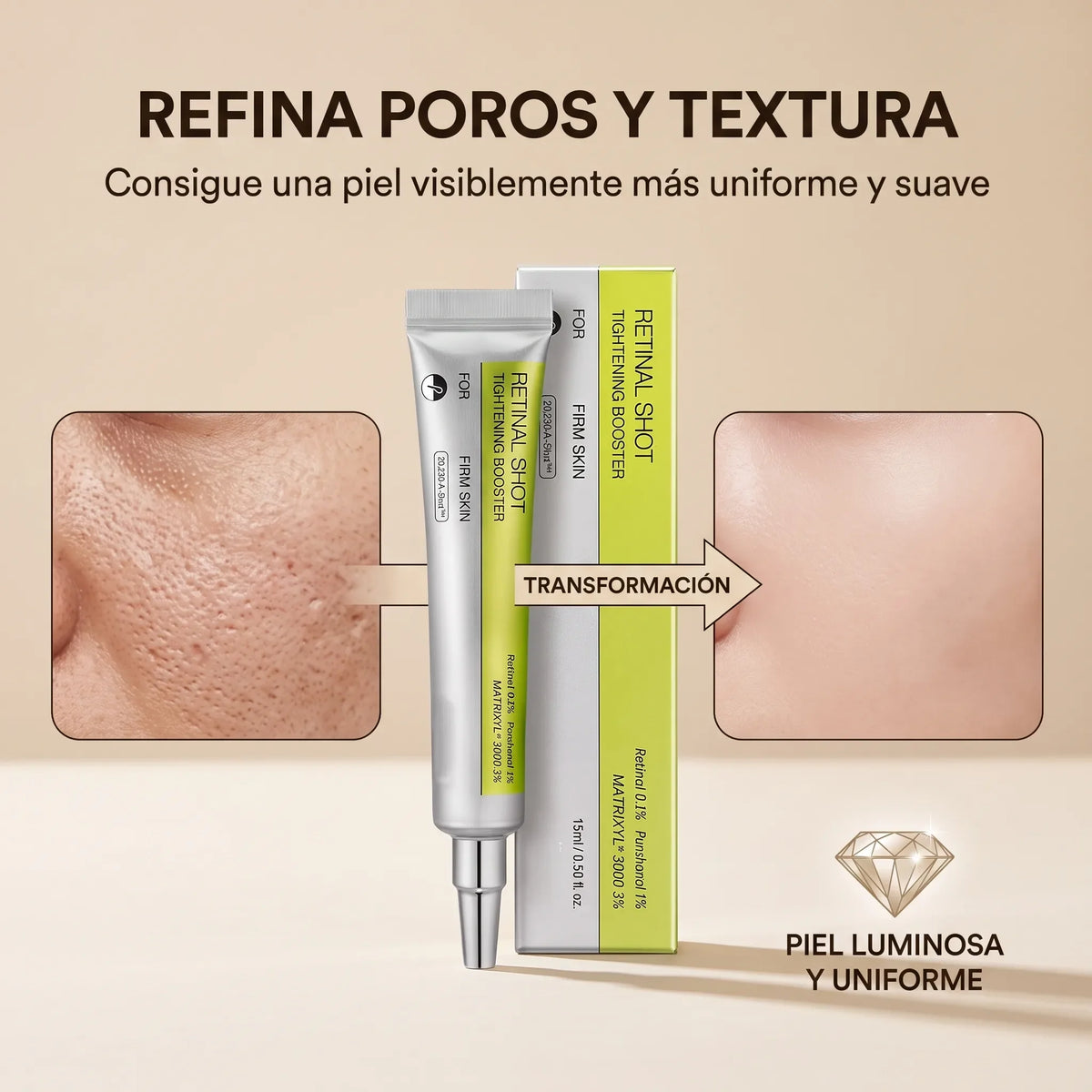 Contorno de Ojos Coreano Celimax con Retinal al 0,1%